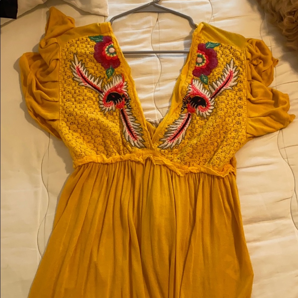 free people tunic/swim cover up